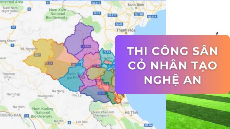 Thi Công Sân Cỏ Nhân Tạo Tại Nghệ An